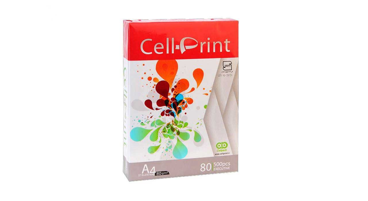 کاغذ 80 گرمی سل پرینت سایز A4 بسته 500 عددی